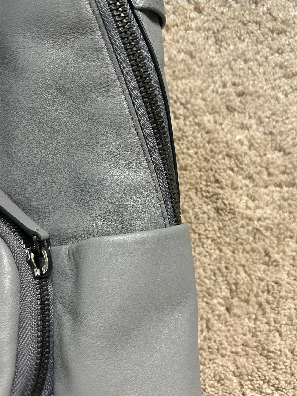 Tumi Ruby Laptop Backpack in Gray Leather